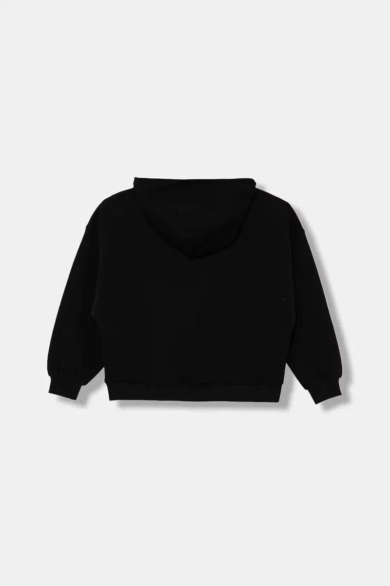 felpa in cotone bambino/a colore nero con cappuccio IG0IG02989 miniatura 3