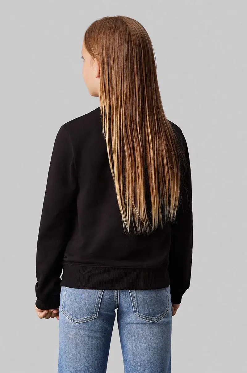 felpa in cotone bambino/a colore nero IU0IU00675 miniatura 5