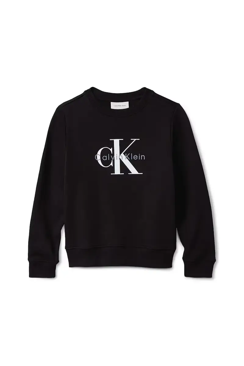 felpa in cotone bambino/a colore nero IU0IU00714 miniatura 2