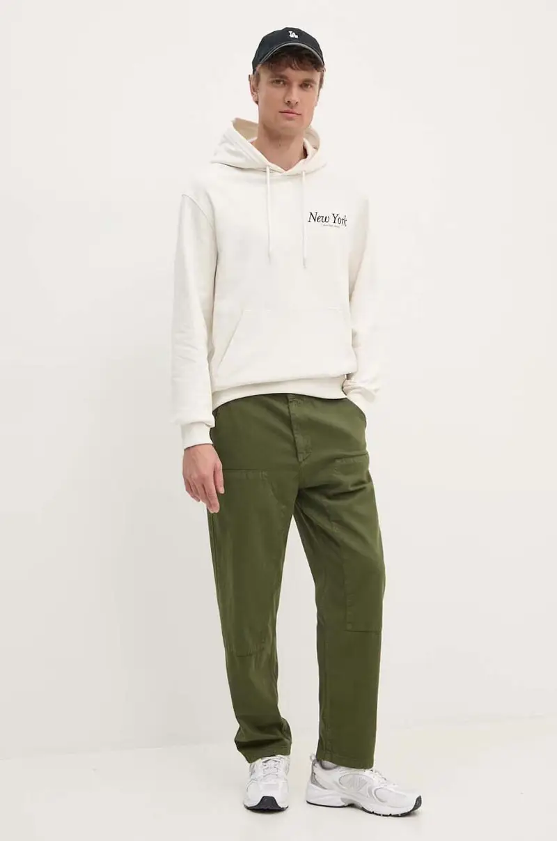 felpa in cotone Beige miniatura 2