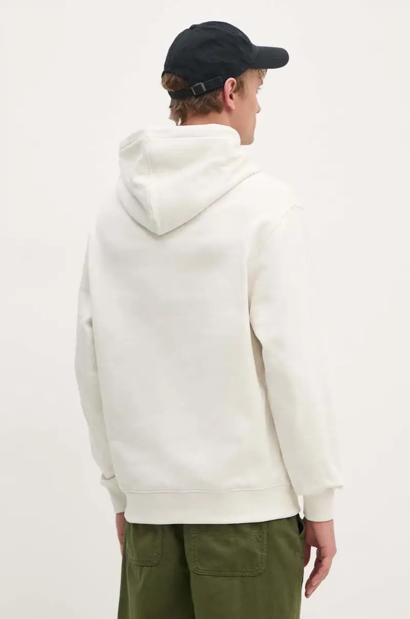 felpa in cotone Beige miniatura 3