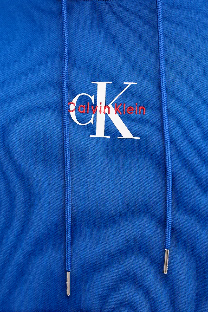 felpa in cotone Blu miniatura 5