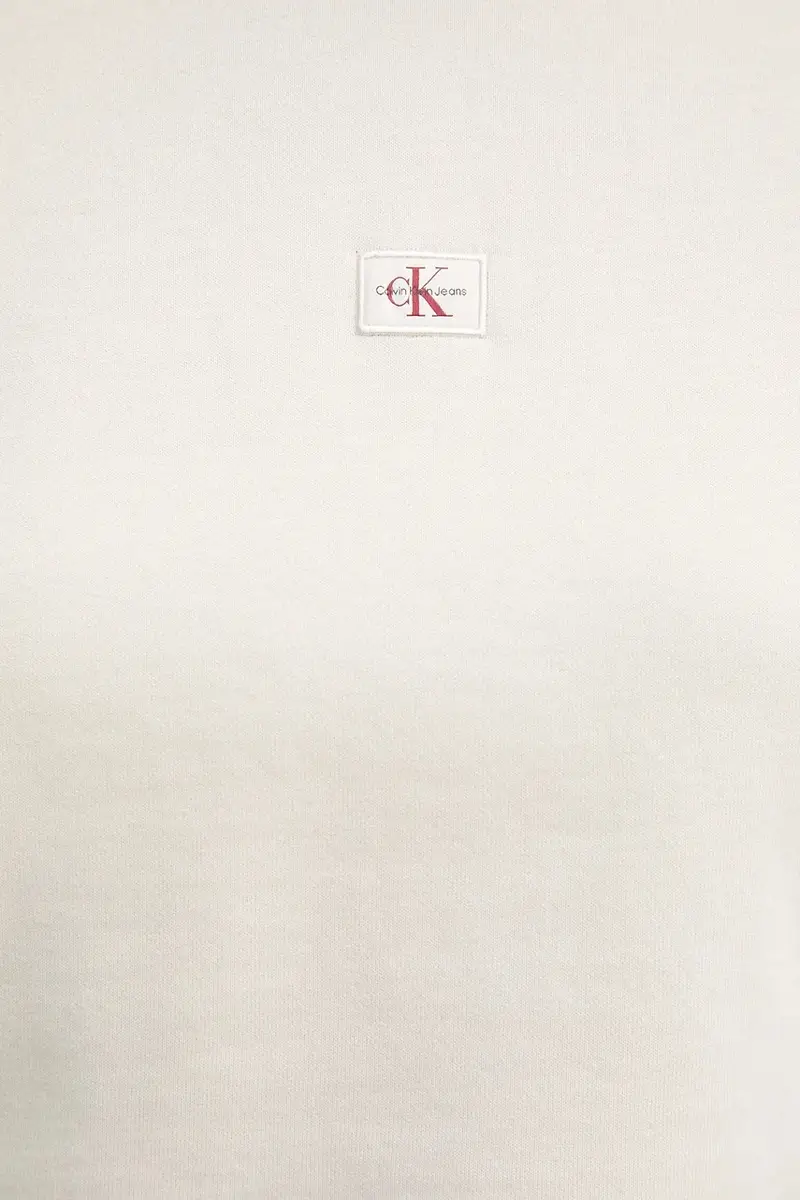 felpa in cotone donna colore beige J20J225370 miniatura 4