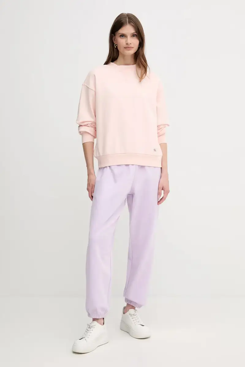 felpa in cotone donna colore beige LV047B238G miniatura 2