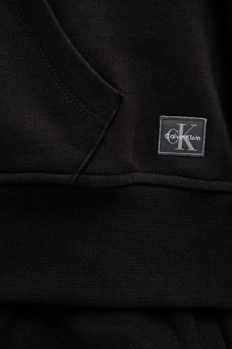 felpa in cotone donna colore nero con cappuccio LV047C216G miniatura 5