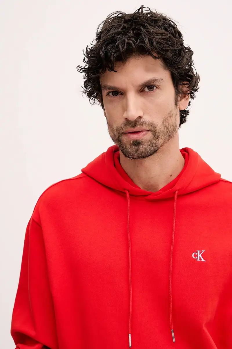 felpa in cotone Rosso miniatura 4