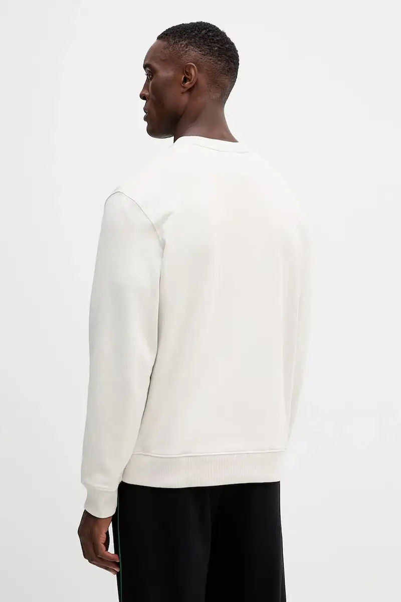 felpa in cotone uomo colore beige LV04RC296G miniatura 3