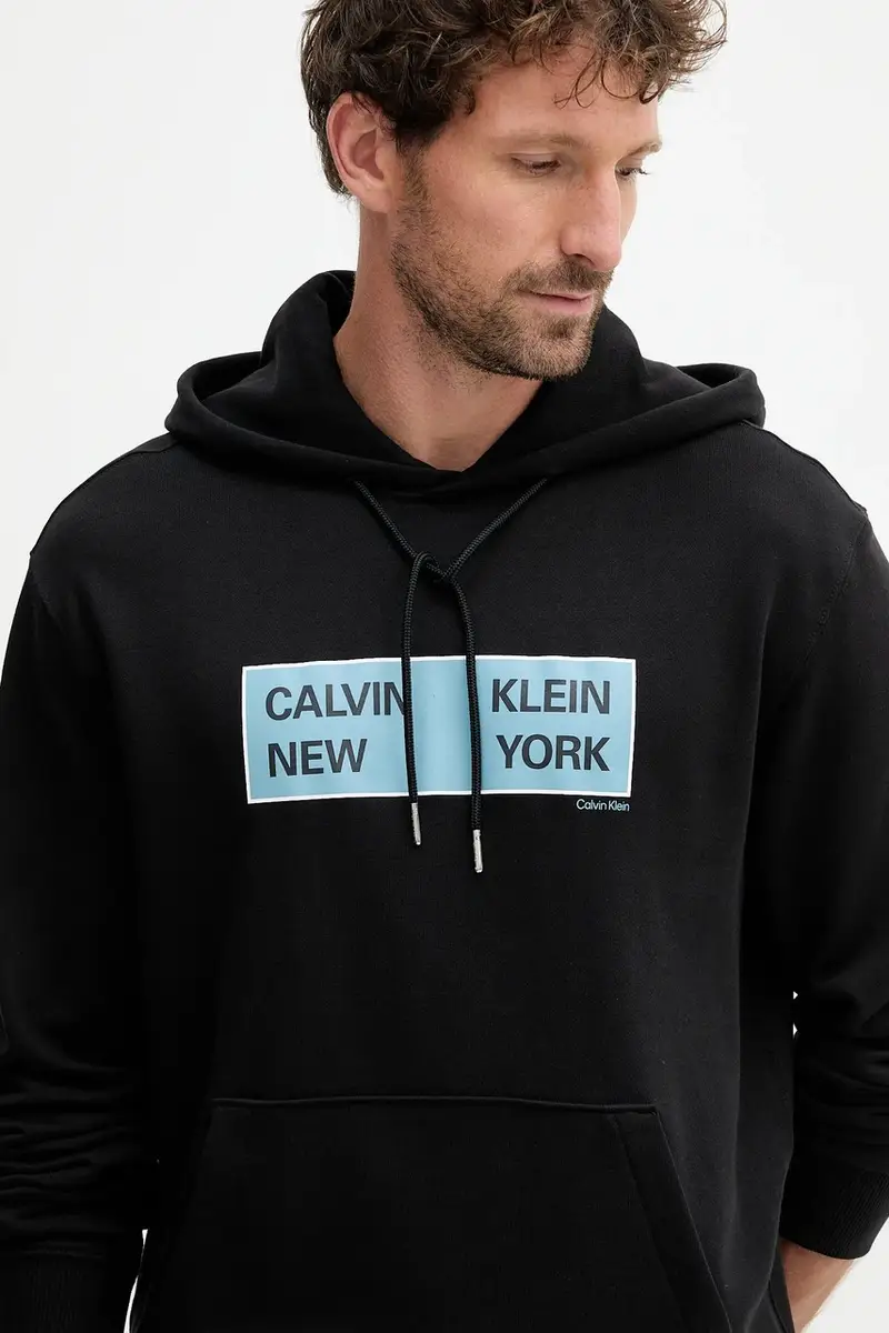 felpa in cotone uomo colore nero con cappuccio LV04RD259G miniatura 4