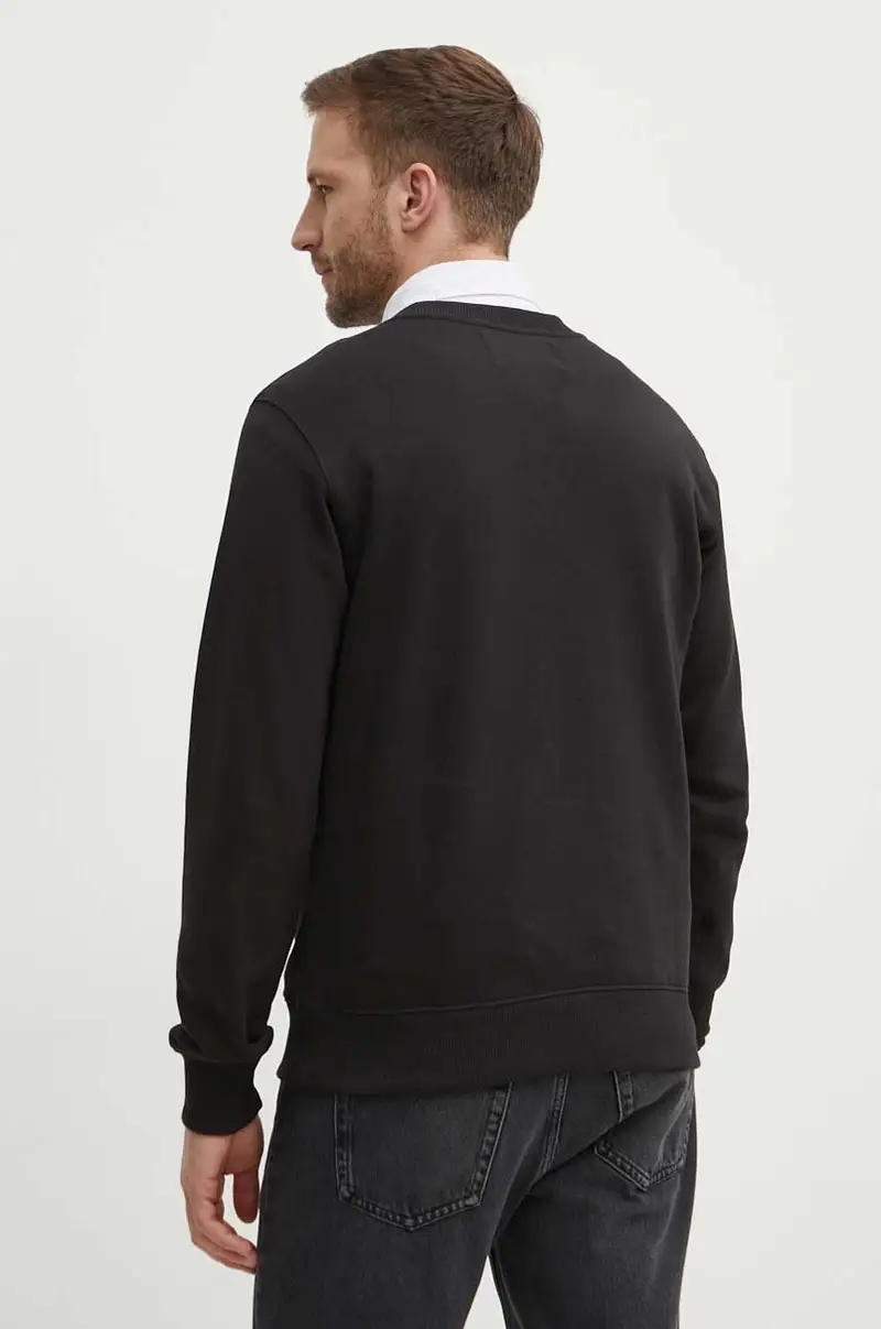 felpa in cotone uomo colore nero J30J320933 miniatura 3