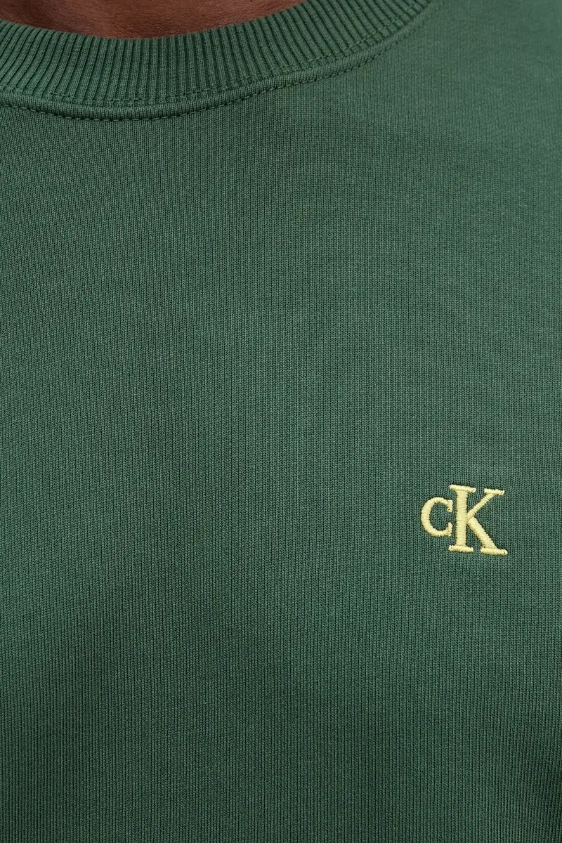 felpa in cotone uomo colore verde LV04RC296G miniatura 5