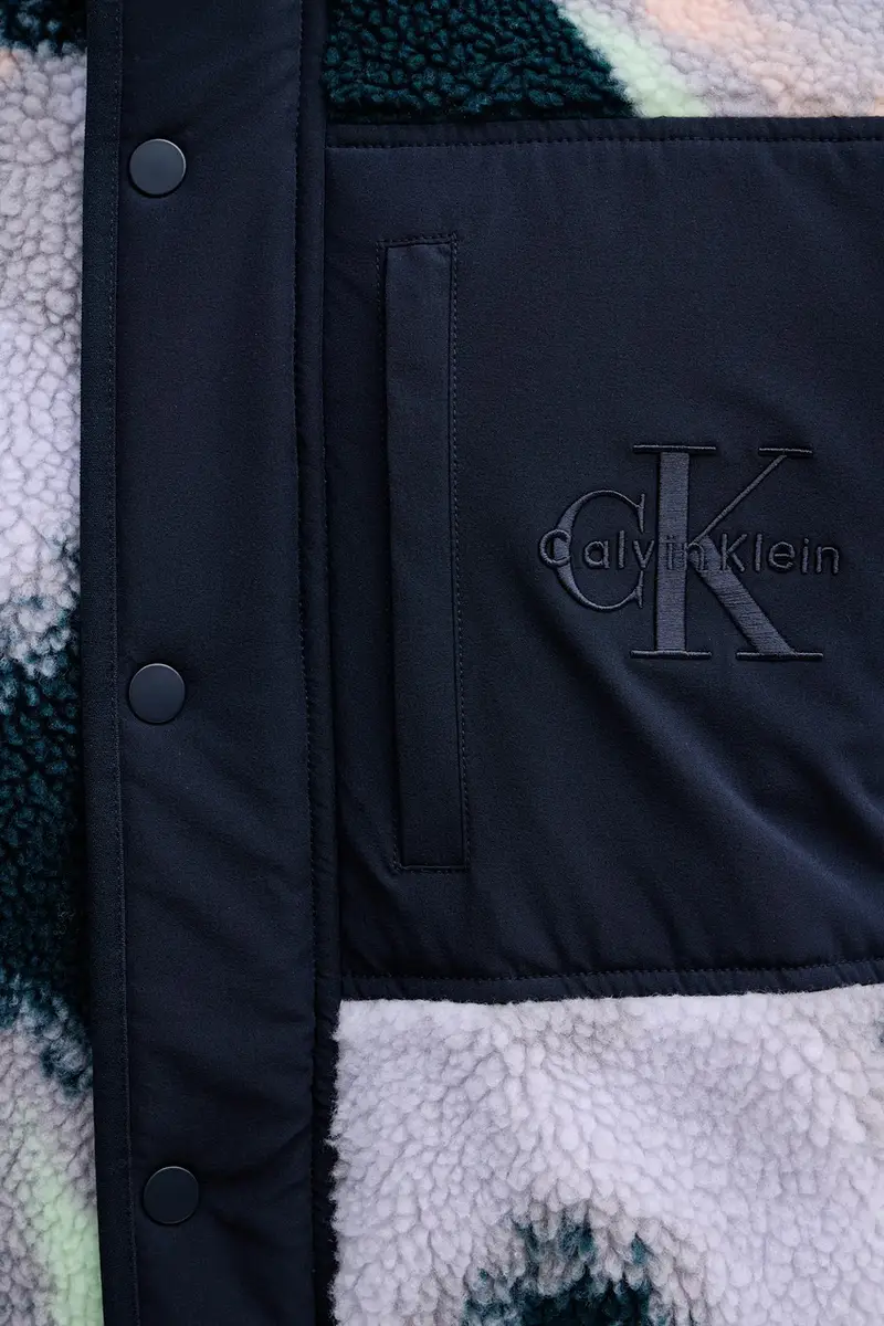 felpa in pile uomo colore blu navy LV04RD220G miniatura 5