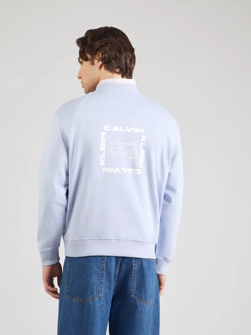 Felpa lilla pastello / bianco miniatura 3