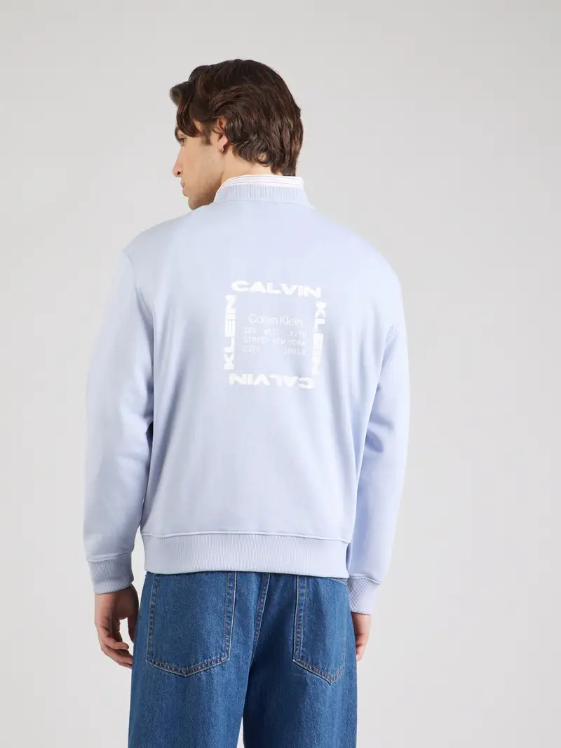 Felpa lilla pastello / bianco miniatura 3