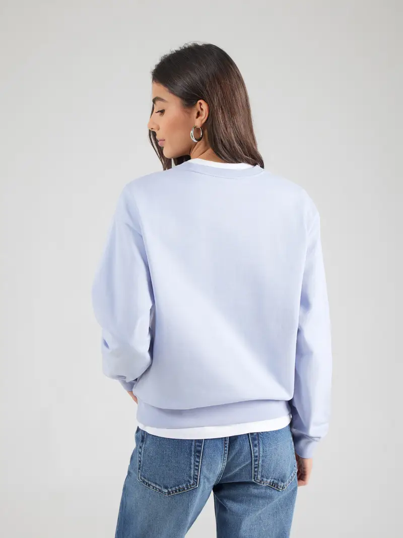 Felpa marino / lilla chiaro / bianco miniatura 3