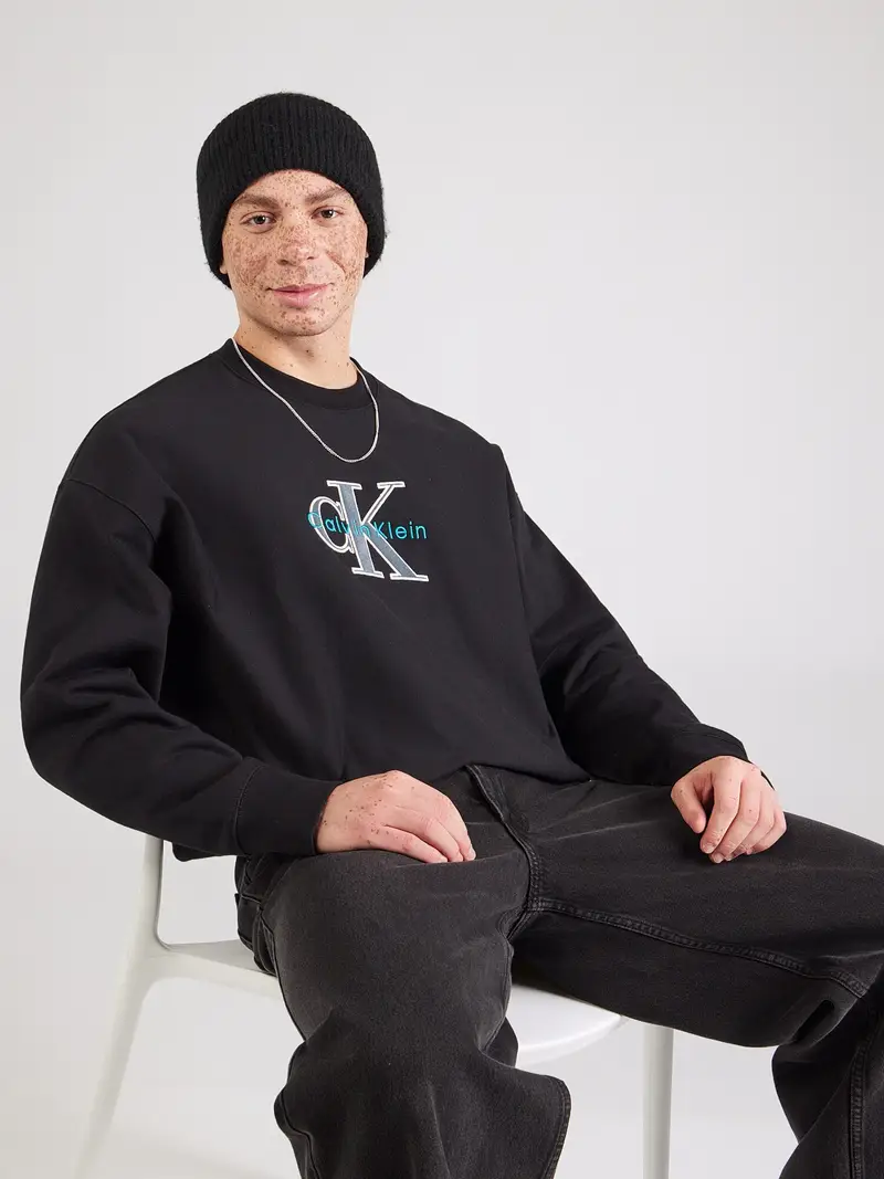 Felpa menta / rosso / nero / bianco miniatura 2