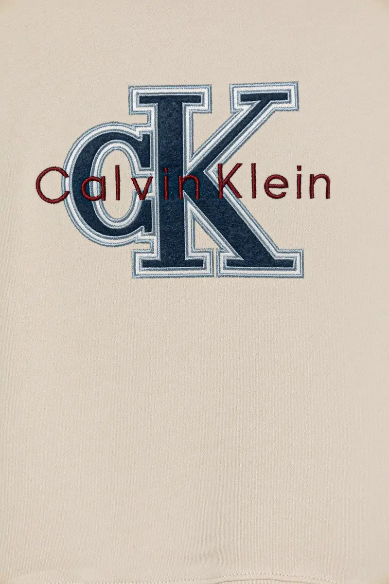 felpa per bambini colore beige con cappuccio IB0IB02585 miniatura 3