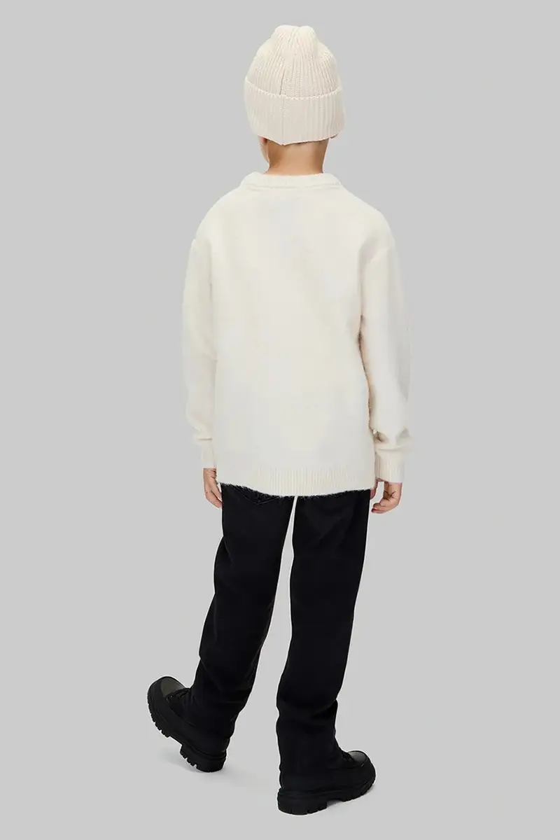 felpa per bambini colore beige IB0IB02586 miniatura 5