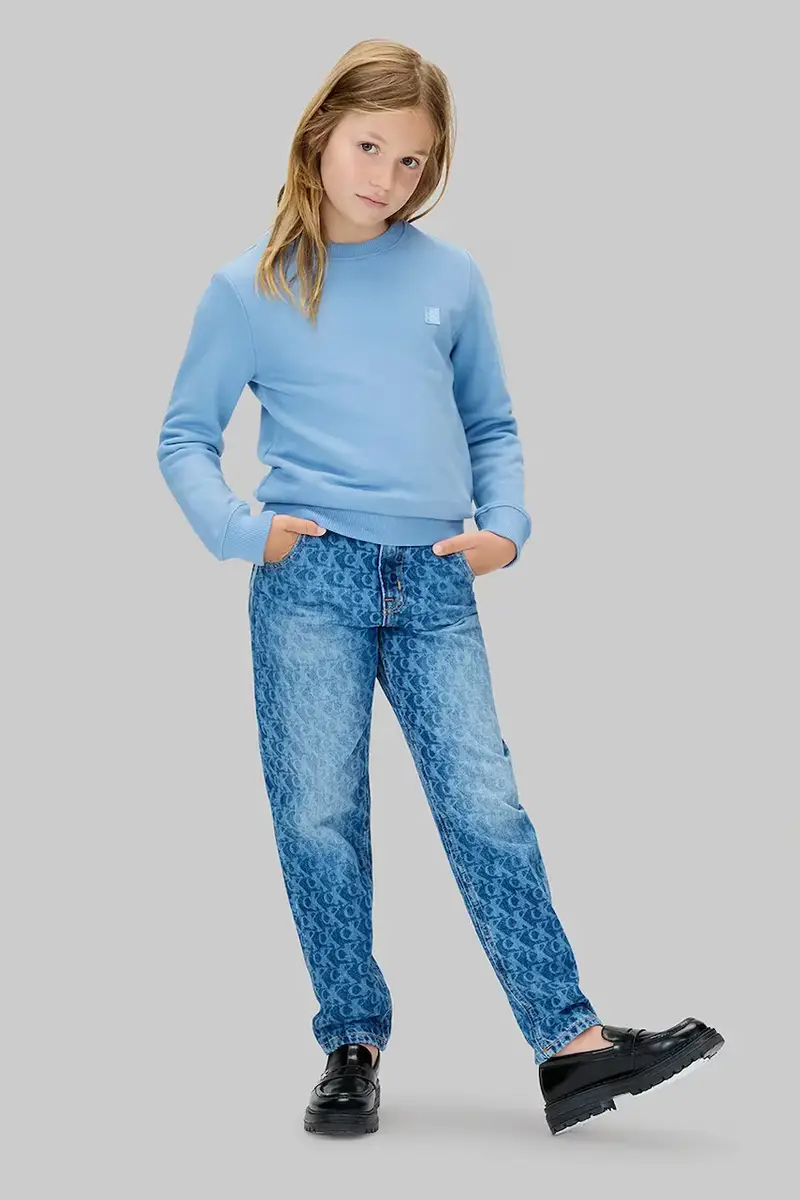 felpa per bambini colore blu IU0IU00570 miniatura 3