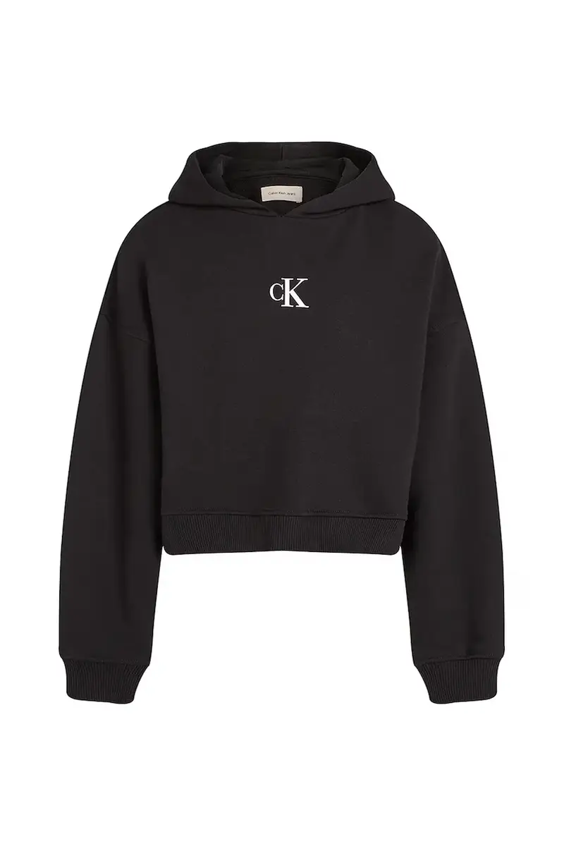 felpa per bambini colore nero con cappuccio IG0IG02755 miniatura 2