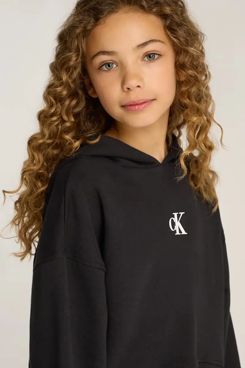 felpa per bambini colore nero con cappuccio IG0IG02755 miniatura 5