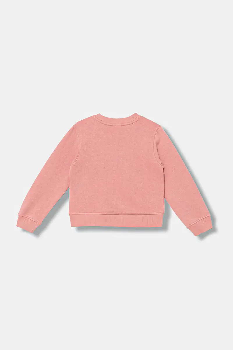 felpa per bambini colore rosa con applicazione IG0IG02639 miniatura 2