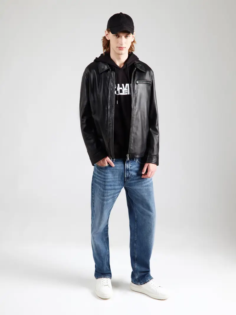 Felpa rosso / nero / bianco miniatura 3