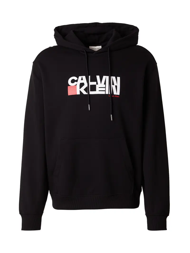 Felpa rosso / nero / bianco