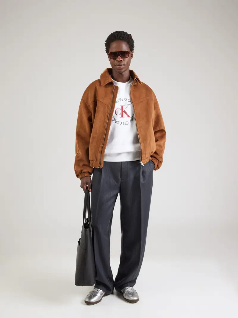 Felpa rosso / nero / bianco miniatura 3