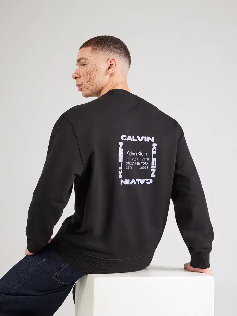 Calvin Klein Jeans Jeans Nero 4073927 miniatura 2