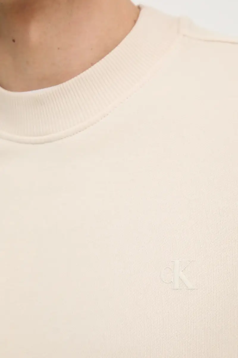 felpa uomo colore beige J30J327079 miniatura 5