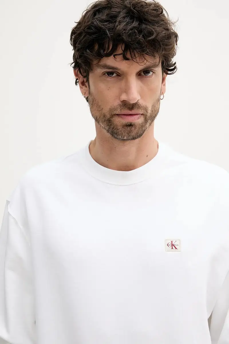 felpa uomo colore bianco LV04RC273G miniatura 3