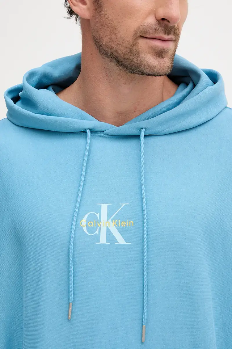 felpa uomo colore blu con cappuccio LV04RC281G miniatura 4