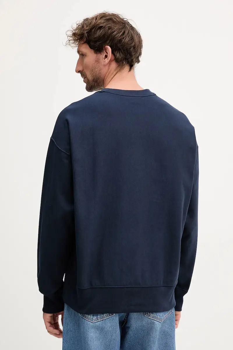 felpa uomo colore blu navy LV04RC277G miniatura 2