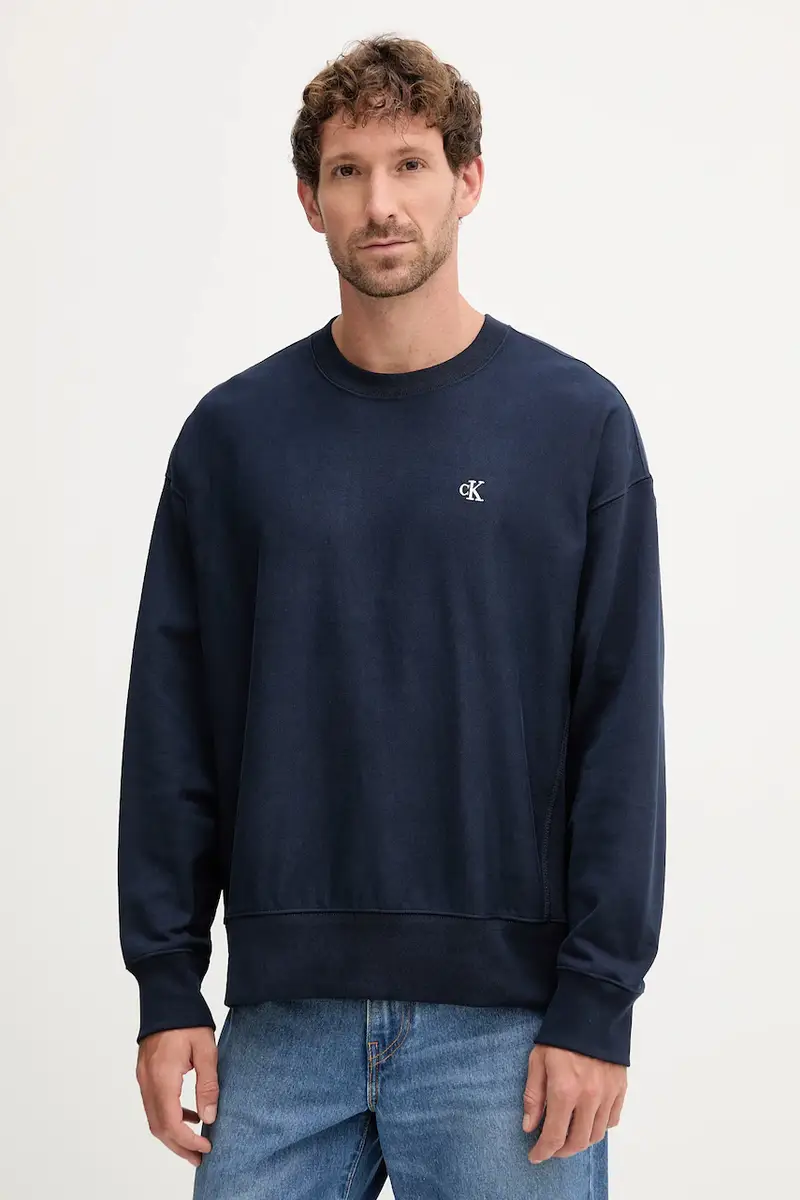 felpa uomo colore blu navy LV04RC277G