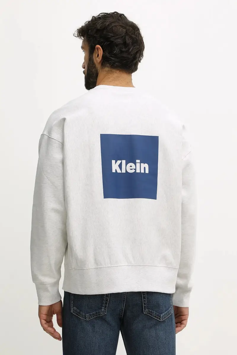 felpa uomo colore grigio LV04RD216G miniatura 3