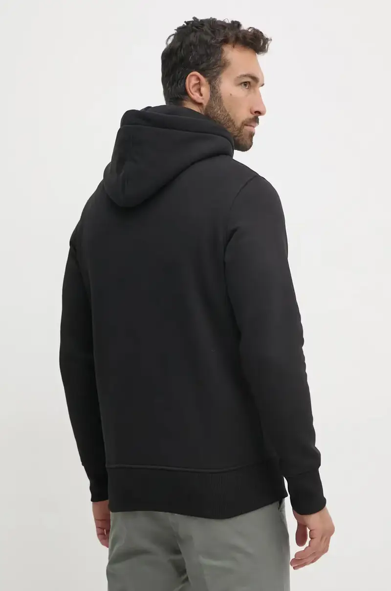 felpa uomo colore nero con cappuccio J30J326880 miniatura 3