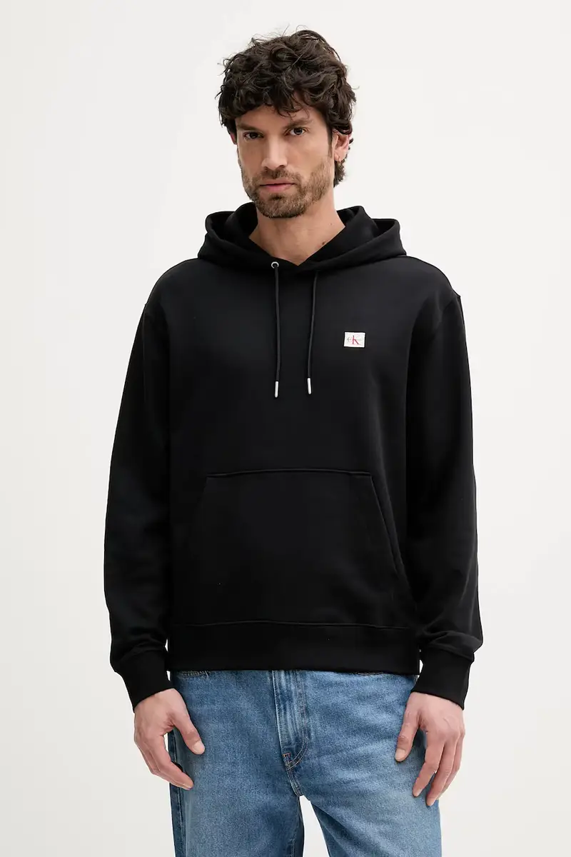 felpa uomo colore nero con cappuccio LV04RC274G