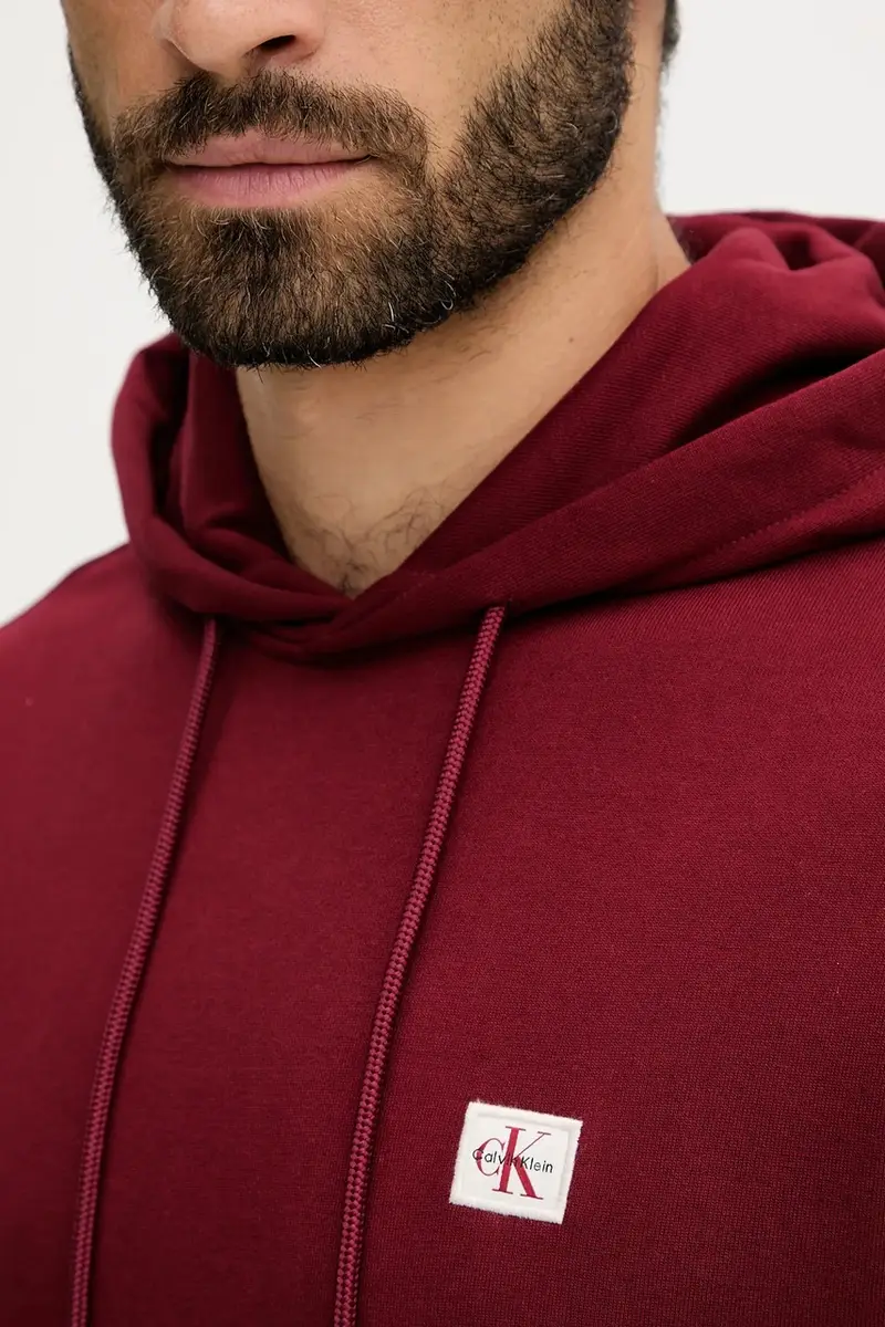 felpa uomo colore nero con cappuccio LV04RC274G Granata miniatura 5