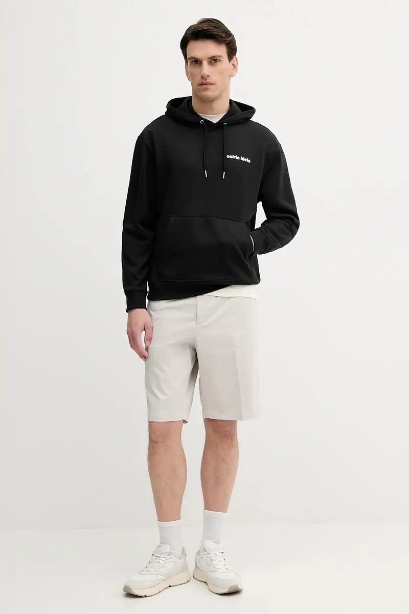 felpa uomo colore nero con cappuccio LV04RC293G miniatura 2