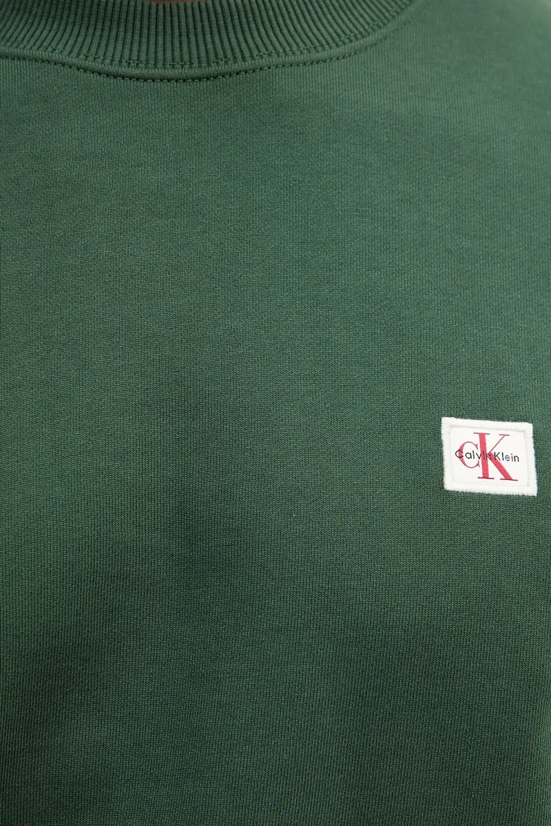 felpa uomo colore nero LV04RC273G Verde miniatura 5