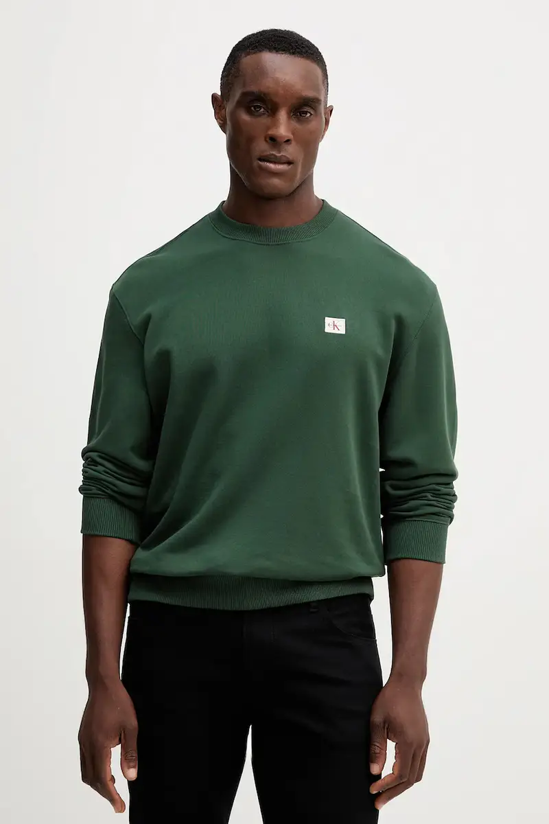 felpa uomo colore nero LV04RC273G Verde