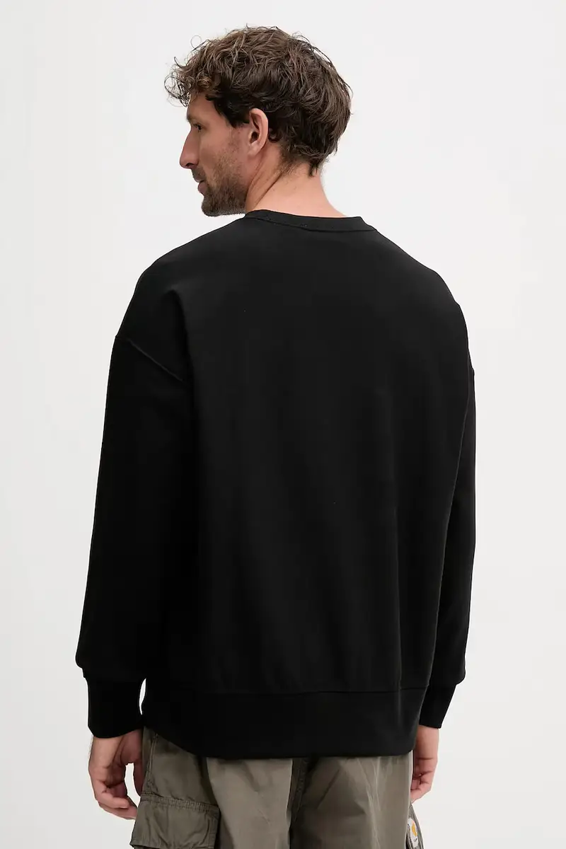 felpa uomo colore nero LV04RC277G miniatura 2