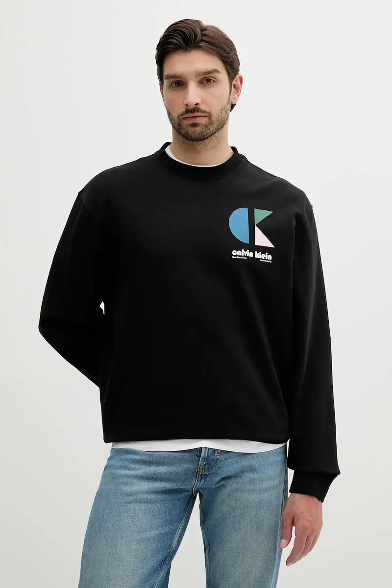 felpa uomo colore nero LV04RC285G