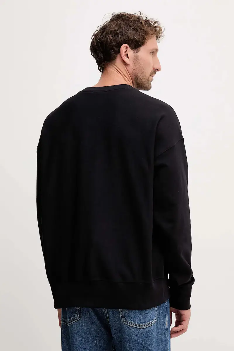 felpa uomo colore nero LV04RD234G miniatura 3