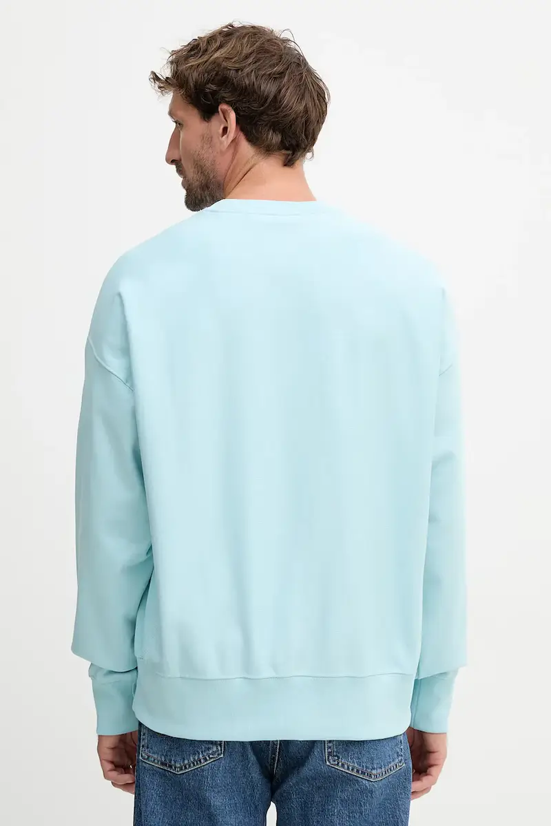 felpa uomo colore turchese LV04RD234G miniatura 3