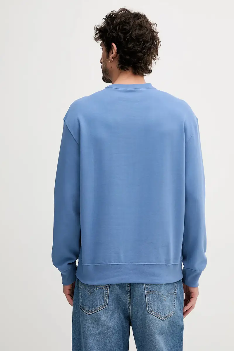 felpa uomo colore violetto LV04RC273G miniatura 2