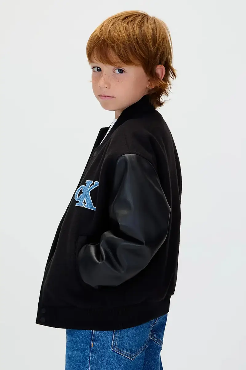 giacca bomber bambini colore nero IB0IB02567 miniatura 5