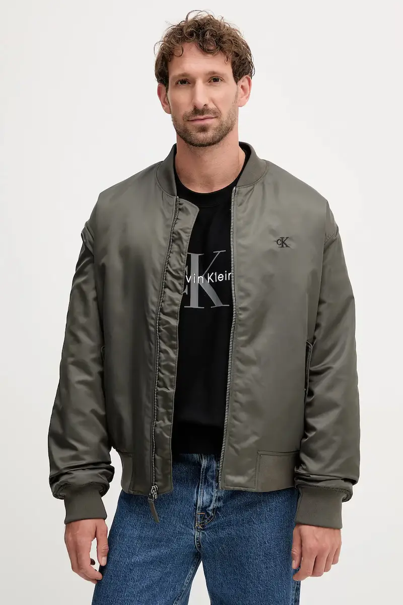 giacca bomber colore verde LV04RC526G