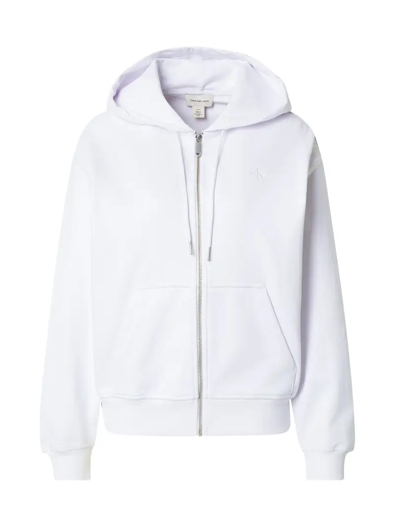 Giacca di felpa bianco