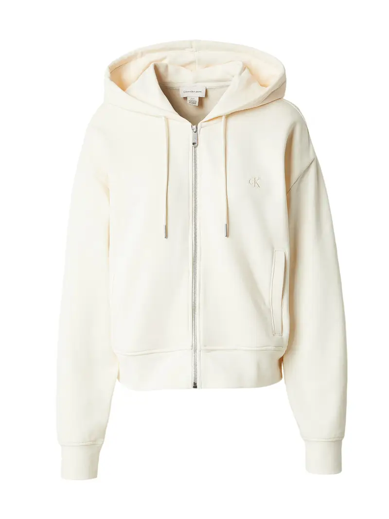 Giacca di felpa bianco